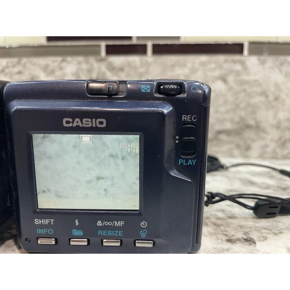 CASIO QV-2900UX Compact Digital Camera 8x Optical 32x Digital Zoom With Bag